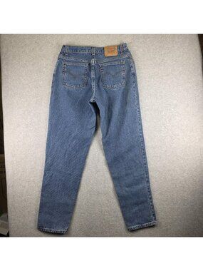 VTG Levis 550 Jeans Womens 16 (32x34) Blue Relaxed Tapered Made In USA